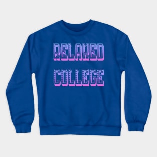 Relaxed College Crewneck Sweatshirt